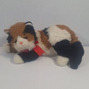 1995 TY Classic Plush MAGGIE the Calico Kitten Cat Stuffed Animal Toy